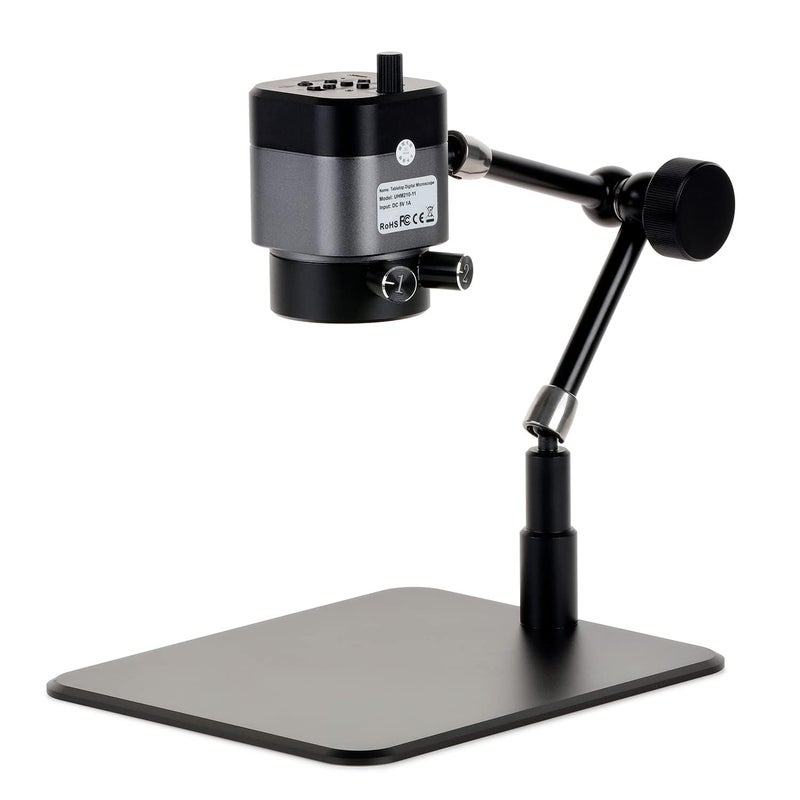 AmScope AmScope UHM210 Series 1080p 20MP HDMI Digital Microscope on 11 Articulating Arm  - Image 1