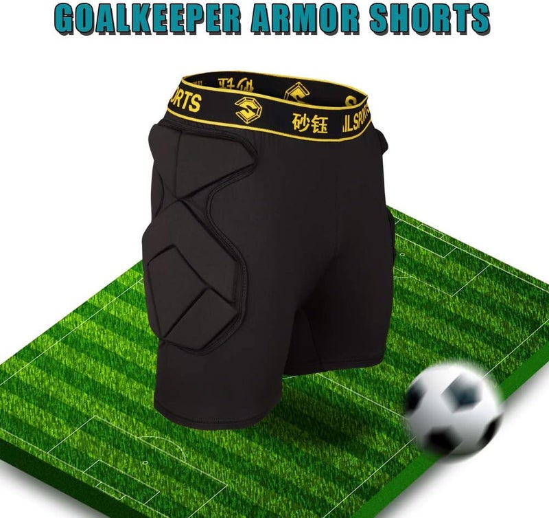 Shinestone Adult Men's Goalkeeper Armor BodyShield Padded Compression Shirt Pants and Short with Sponge Protector - Image 2