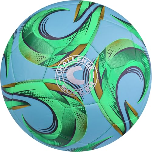 American Challenge Kreis Soccer Ball – Professional Training Soccer Ball for Grass Fields – Durable TPU Machine Stitched Soccer Balls – Sizes 3, 4 & 5 – Outdoor Practice & Match Play - Image 1
