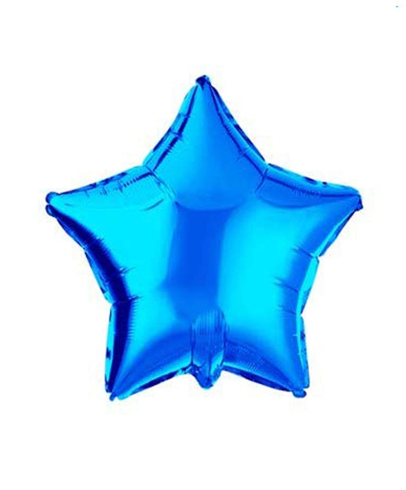 SOI Balloons For Decoration Birthday Party | Star Shape Balloons | Happy Birthday Banner | Blue Silver Balloons For Decoration | Birthday Decoration for Boys (Blue-Silver) - Image 3