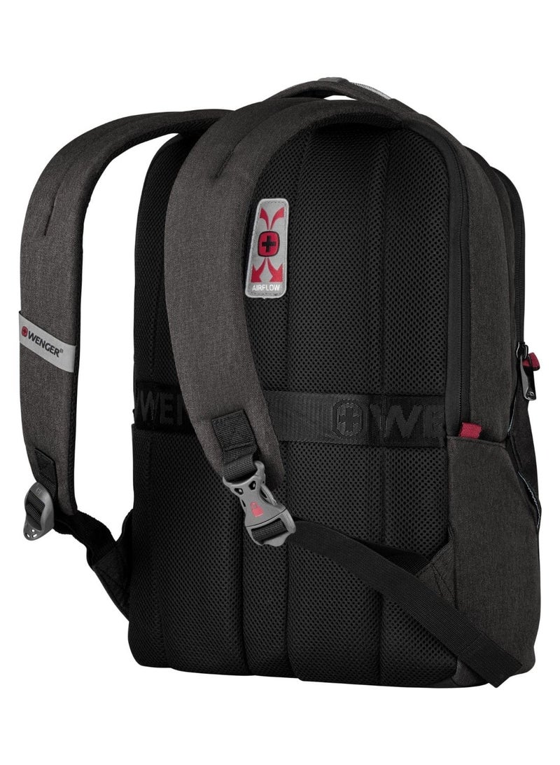 Mx Professional 16 inch Laptop Backpack with Tablet Pocket Grey - 611641