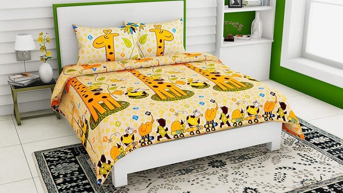 BRAND UMI SUPER SOFT BRUSHED MICROFIBER COTTON DOUBLE QUILT COVER BLANKET COVER RAZAI DUVET COVER COMFORTER COVER FOR DOUBLE SIZE DUVETS WITH ZIP 90X100INCHES BEIGE
