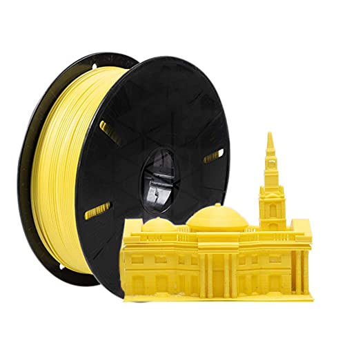 Tesseract Premium PLA + 2.85mm 3D Printing Filament | Dimensional Accuracy +/- 0.03mm | Compatible with Most FDM Printers | 1 KG 3D Printer Filament - PLA Yellow (Quantity 1) - Image 4