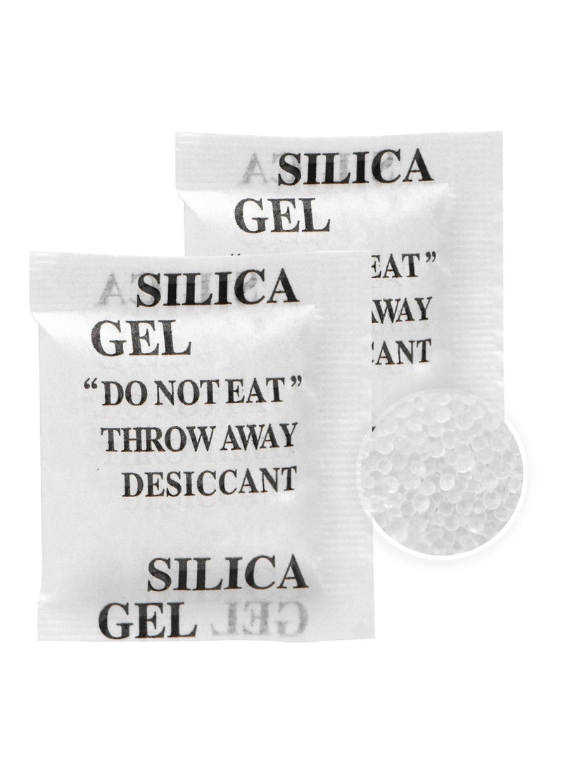 GNAFOTU 200 Packs 1 Gram Desiccant Packets, Food Safe Silica Gel Desiccant Packets, Premium Moisture Absorbers for Food Storage, Desiccant Beads Packet for Moisture Storage Control - Image 1