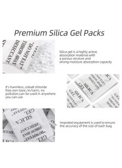 GNAFOTU 200 Packs 1 Gram Desiccant Packets, Food Safe Silica Gel Desiccant Packets, Premium Moisture Absorbers for Food Storage, Desiccant Beads Packet for Moisture Storage Control  - Image 3