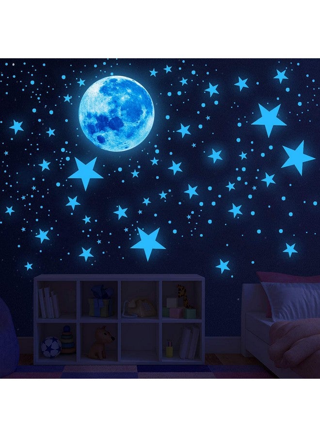 Nouata Glow in The Dark Stars,Glowing Stars and Moon Wall Decals, 1088 Pcs Ceiling Stars Glow in The Dark Kids Room Wall Decor, Perfect for Kids Nursery Bedroom Living Room - Image 5