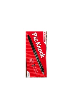 ZEBRA 12 Piece Pic Knock Ball Pen Black 0.7 mm  - Image 2