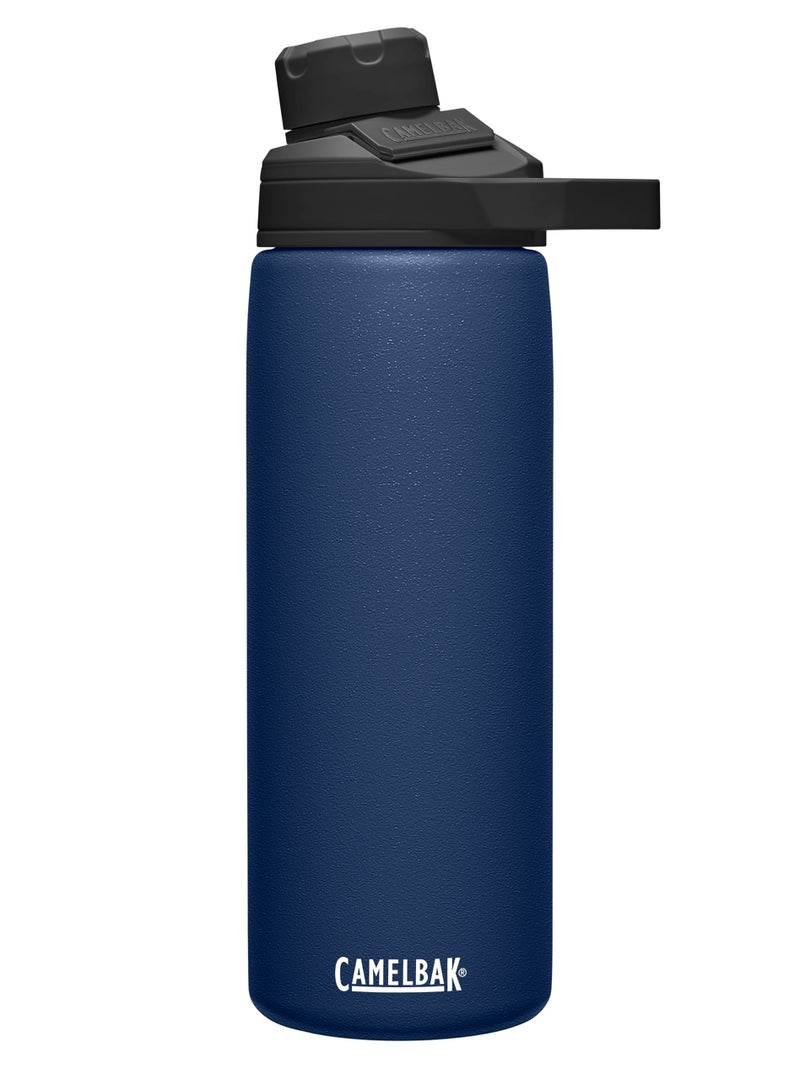 CamelBak Chute Mag 20oz Vacuum Insulated Stainless Steel Water Bottle, Navy - Image 1