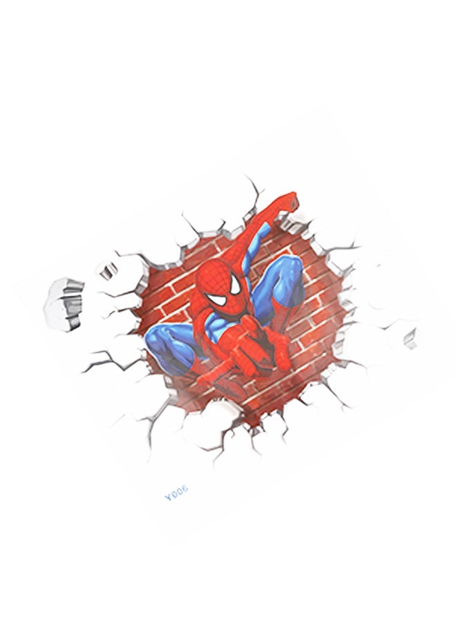 NIBEMINENT 3D Spider Man Wall Sticker Multicolour 50centimeter - Image 2