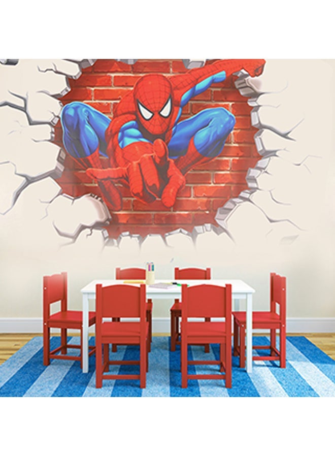NIBEMINENT 3D Spider Man Wall Sticker Multicolour 50centimeter - Image 3