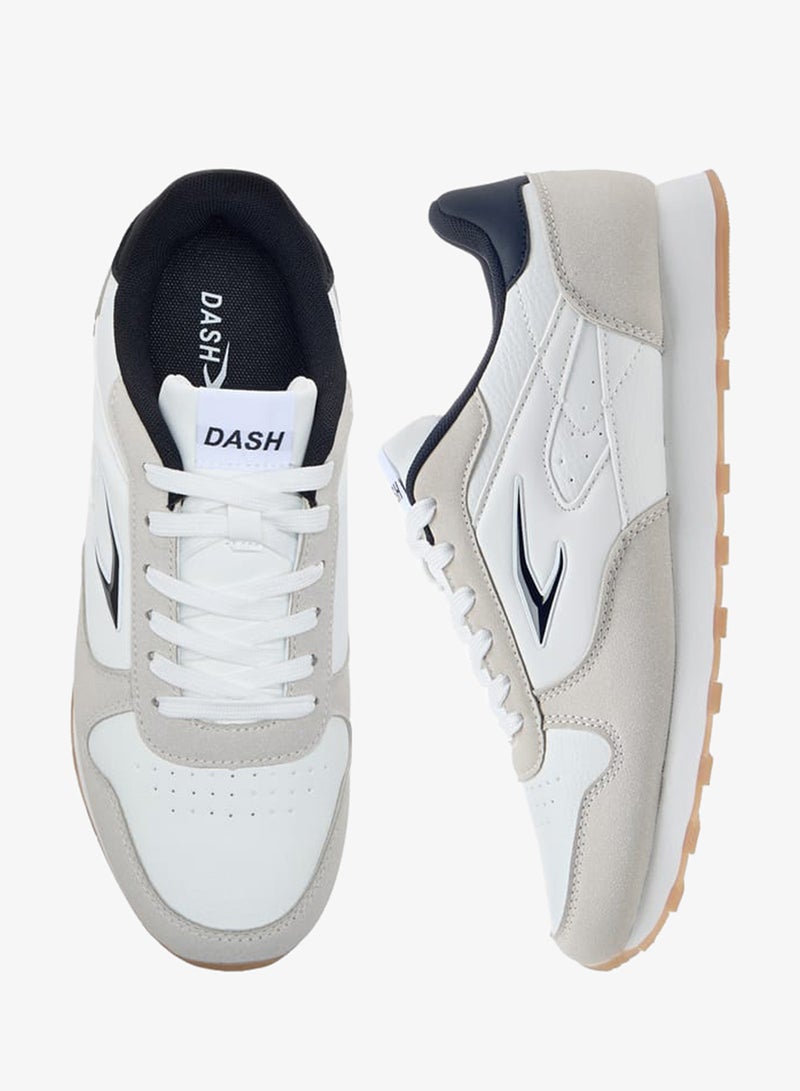 داش سنيكرز رجالي برباط وتفاصيل متباينة - Image 3
