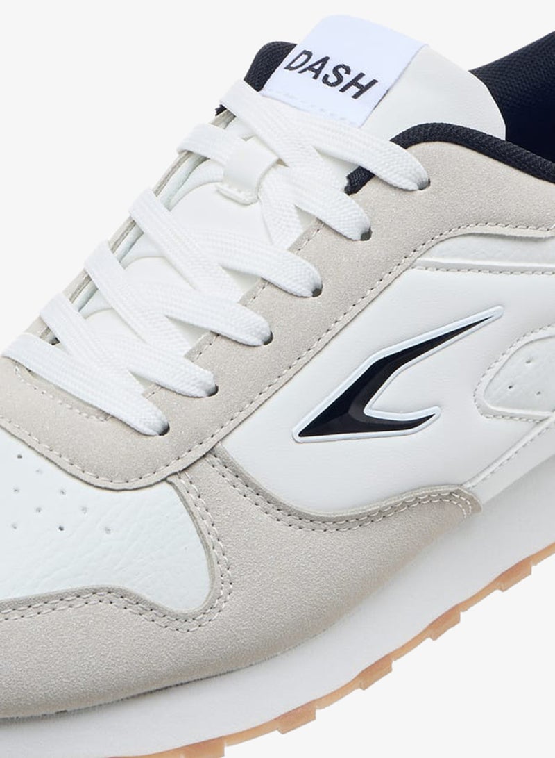 داش سنيكرز رجالي برباط وتفاصيل متباينة - Image 4