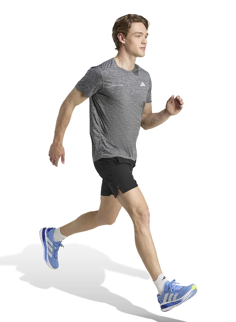 Adidas Own The Run Melange T-Shirt