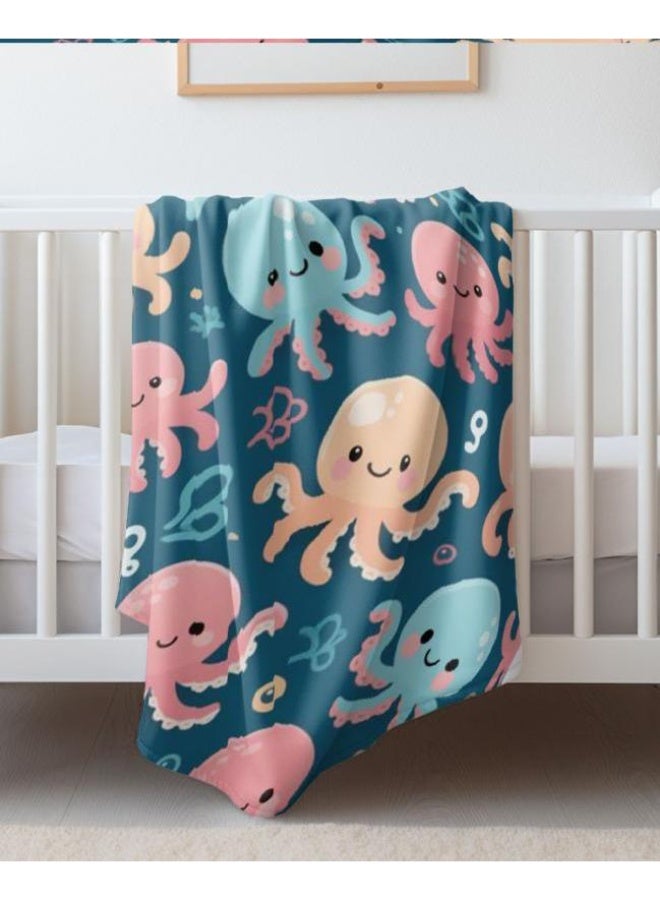 general Baby and children's cartoon flannel thin blanket (warm and comfortable, suitable for sleep, game use) 70cm*100cm - Image 5