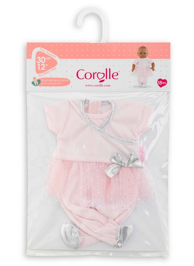 Corolle Corolle Sport Dance Baby Doll Outfit Set - Premium Mon Premier Poupon Baby Doll Clothes and Accessories fit 12" Dolls, Pink,9000110720  - Image 3