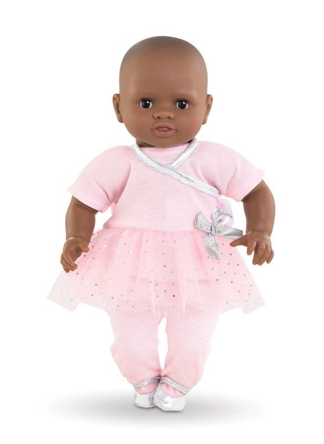 Corolle Corolle Sport Dance Baby Doll Outfit Set - Premium Mon Premier Poupon Baby Doll Clothes and Accessories fit 12" Dolls, Pink,9000110720  - Image 2