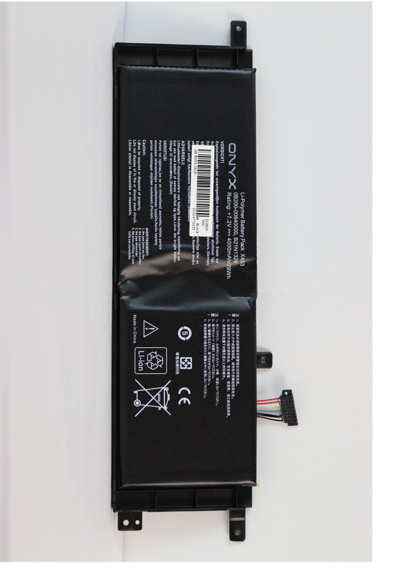 Onyx - Laptop Replacement Battery For Asus X453 / X553M / B21N1329 D553M F453 F453MA F553M P553 P553MA X453 X453MA X553 X553M X553B X553MA X403M X503M - Image 1