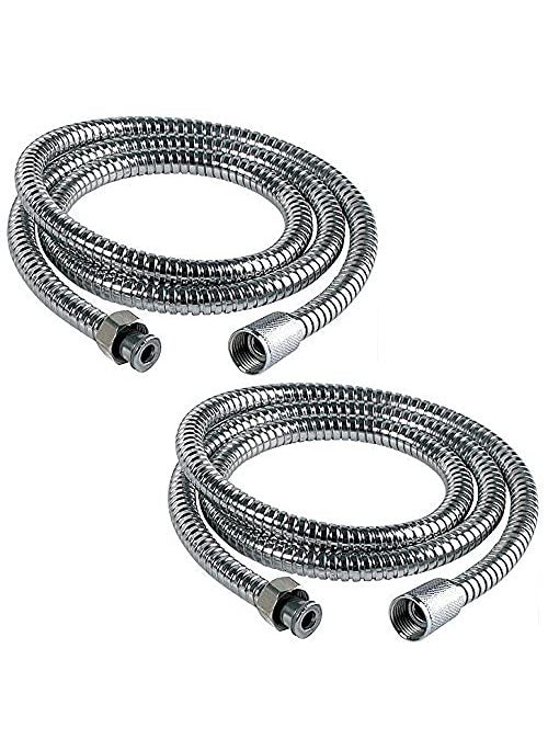 NEXOMS NEXOMS 12 Meter SS304 Flexible Shower Hose Tube Pack of 2  - Image 1