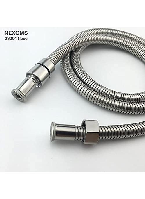 NEXOMS NEXOMS 12 Meter SS304 Flexible Shower Hose Tube Pack of 2  - Image 2