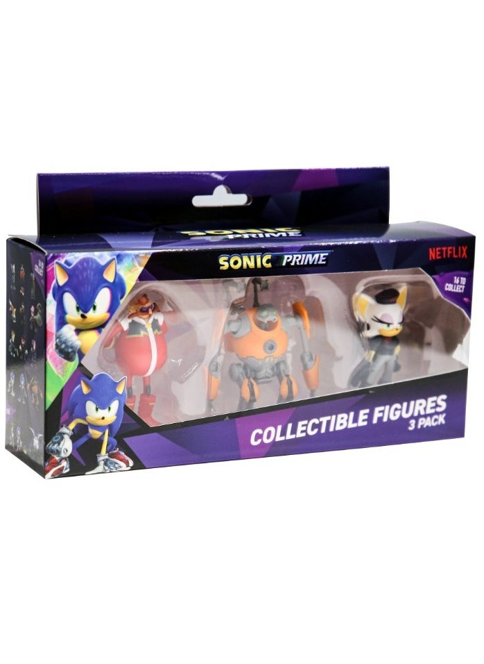 SONIC - Sonic Figures 3 Pack Window Box - Image 1