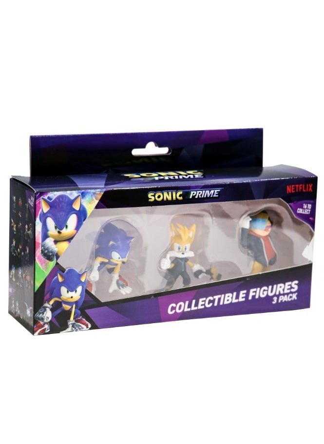 SONIC - Sonic Figures 3 Pack Window Box - Image 1