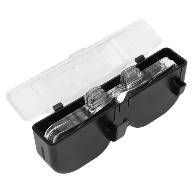 Professional 4.5X Rechargeable Head Mount Magnifying Glasses LED Magnifier for Reading Repairing - Image 2