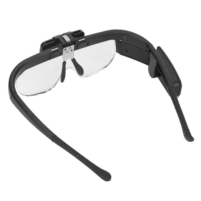 Professional 4.5X Rechargeable Head Mount Magnifying Glasses LED Magnifier for Reading Repairing - Image 5