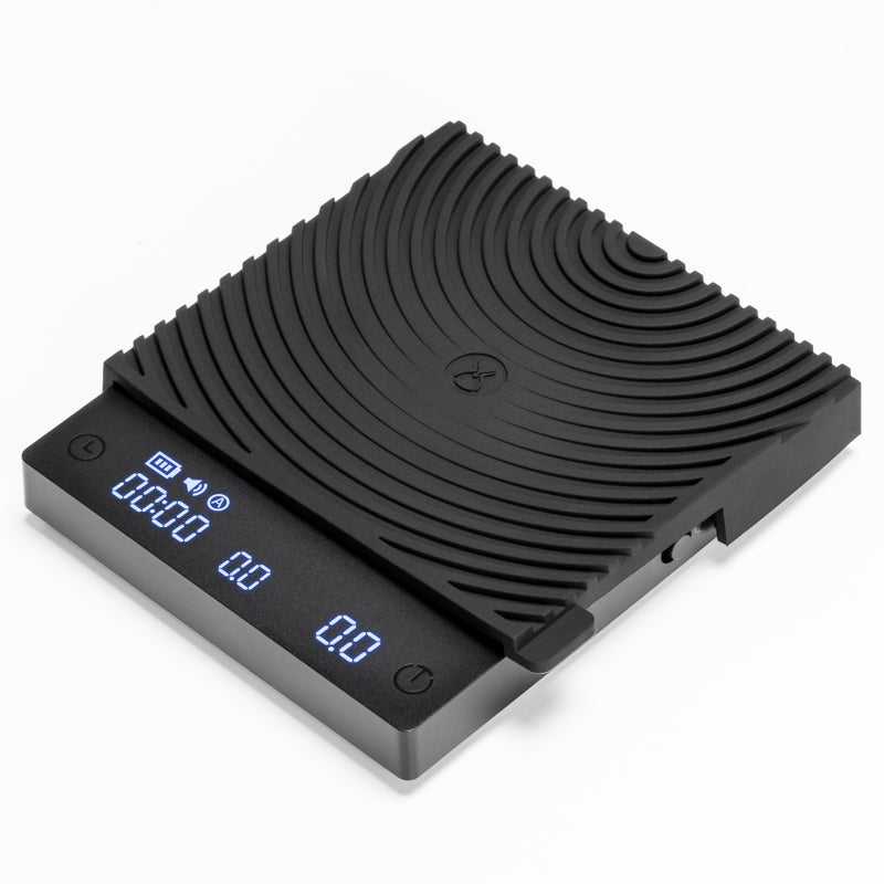 تايم مور ميزان قهوة صغير أساسي من تايم مور، ميزان إلكتروني متعدد الوظائف لتحضير الإسبريسو، ميزان رقمي لوزن قمع التقطير مع مؤقت، ميزان مطبخ رقمي صغير للغاية وخفيف الوزن للخبز والطبخ - Image 1