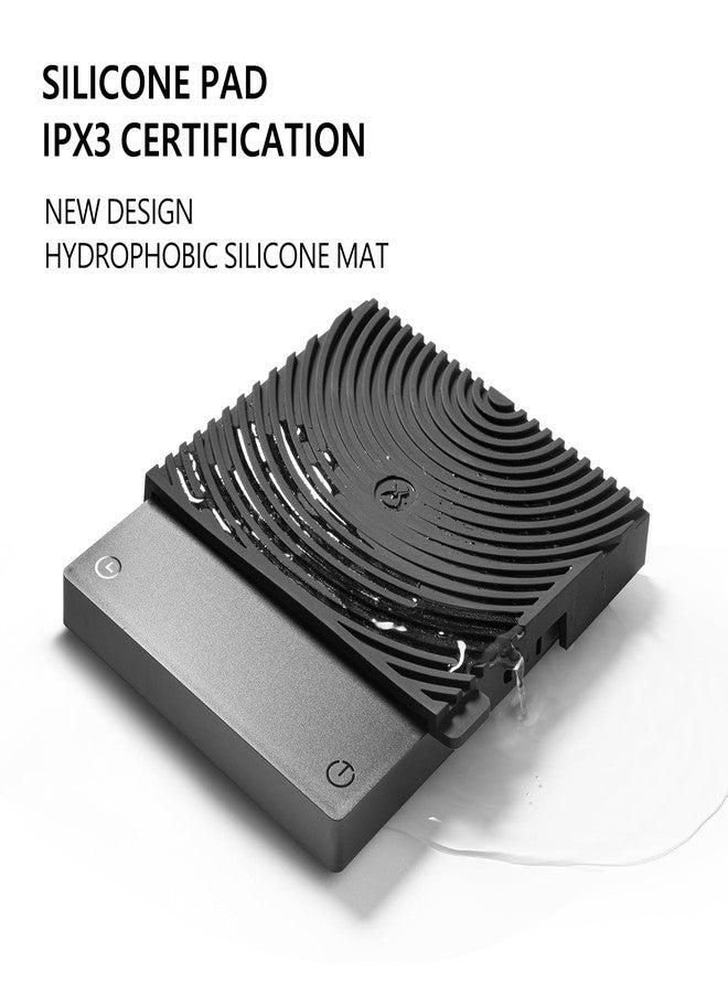 تايم مور ميزان قهوة صغير أساسي من تايم مور، ميزان إلكتروني متعدد الوظائف لتحضير الإسبريسو، ميزان رقمي لوزن قمع التقطير مع مؤقت، ميزان مطبخ رقمي صغير للغاية وخفيف الوزن للخبز والطبخ - Image 3