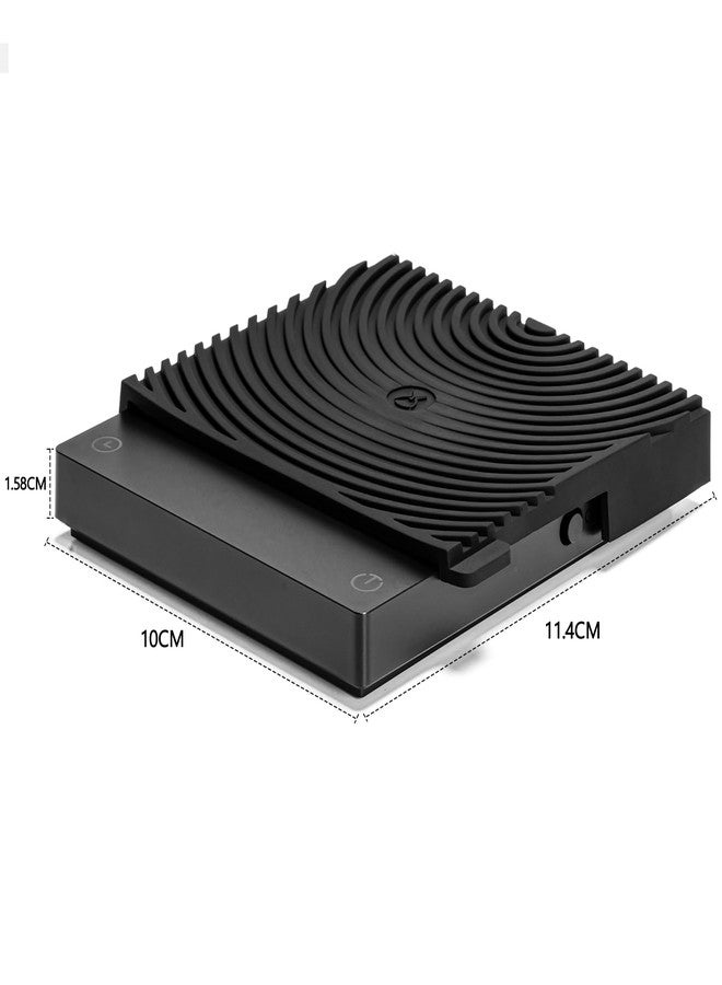 تايم مور ميزان قهوة صغير أساسي من تايم مور، ميزان إلكتروني متعدد الوظائف لتحضير الإسبريسو، ميزان رقمي لوزن قمع التقطير مع مؤقت، ميزان مطبخ رقمي صغير للغاية وخفيف الوزن للخبز والطبخ - Image 5