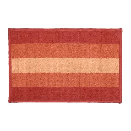 Status Contract Anti Slip Front Door Mat|(38x58cm) Living Room Rug for Entrance Door|Polypropylene Floor Mats for Home|Essential Small Rugs for Office, Bedroom & Kitchen|Orange | Set of 1 - Image 2