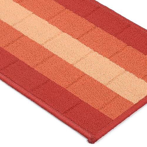 Status Contract Anti Slip Front Door Mat|(38x58cm) Living Room Rug for Entrance Door|Polypropylene Floor Mats for Home|Essential Small Rugs for Office, Bedroom & Kitchen|Orange | Set of 1 - Image 4