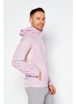 Men Sportswear Fit Long Sleeve Hooded Training Jacket, Pink - pzsku/Z728C058E78778E943AABZ/45/_/1726108925/0c42eb65-9cfd-4a44-a287-23ee43766502