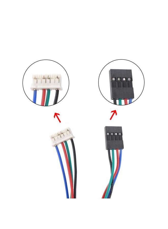 STEPPERONLINE 5PCS Nema 17 Stepper Motor 1.5A 12V 45Ncm (63.74oz.in) 4-Lead 39mm Body W/ 1m Cable and Connector for DIY CNC/ 3D Printer/Extruder - Image 5