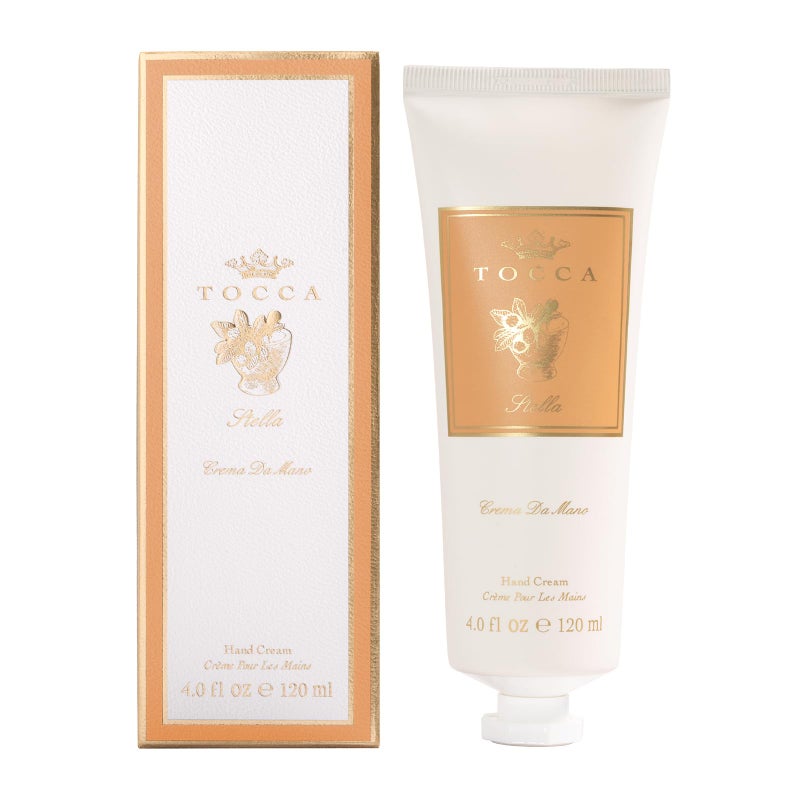 Tocca Crema de Mano Luxe, Stella Hand Cream, 4 oz - Blood Orange, Freesia, Spicy Lily - Moisturizing, Quick Absorbing - Image 1