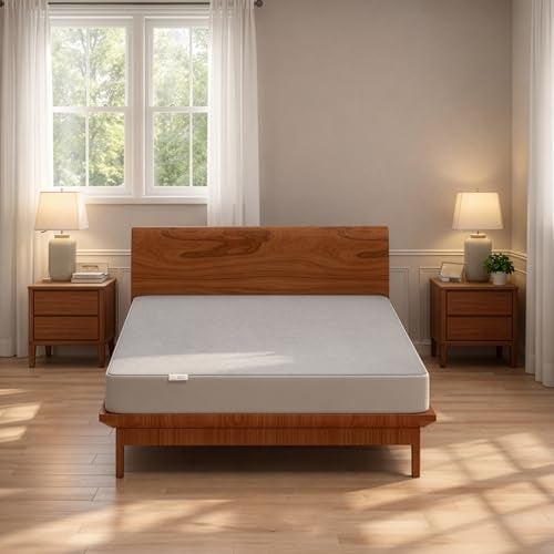 MY ARMOR Ultra Soft Cotton Feel Mattress Protector Queen Size 72" x 48" Double Bed Protector | 100% Waterproof, Breathable, 2 Layer Protection | Washable, Hypoallergenic | Elastic Skirting | Grey - Image 2