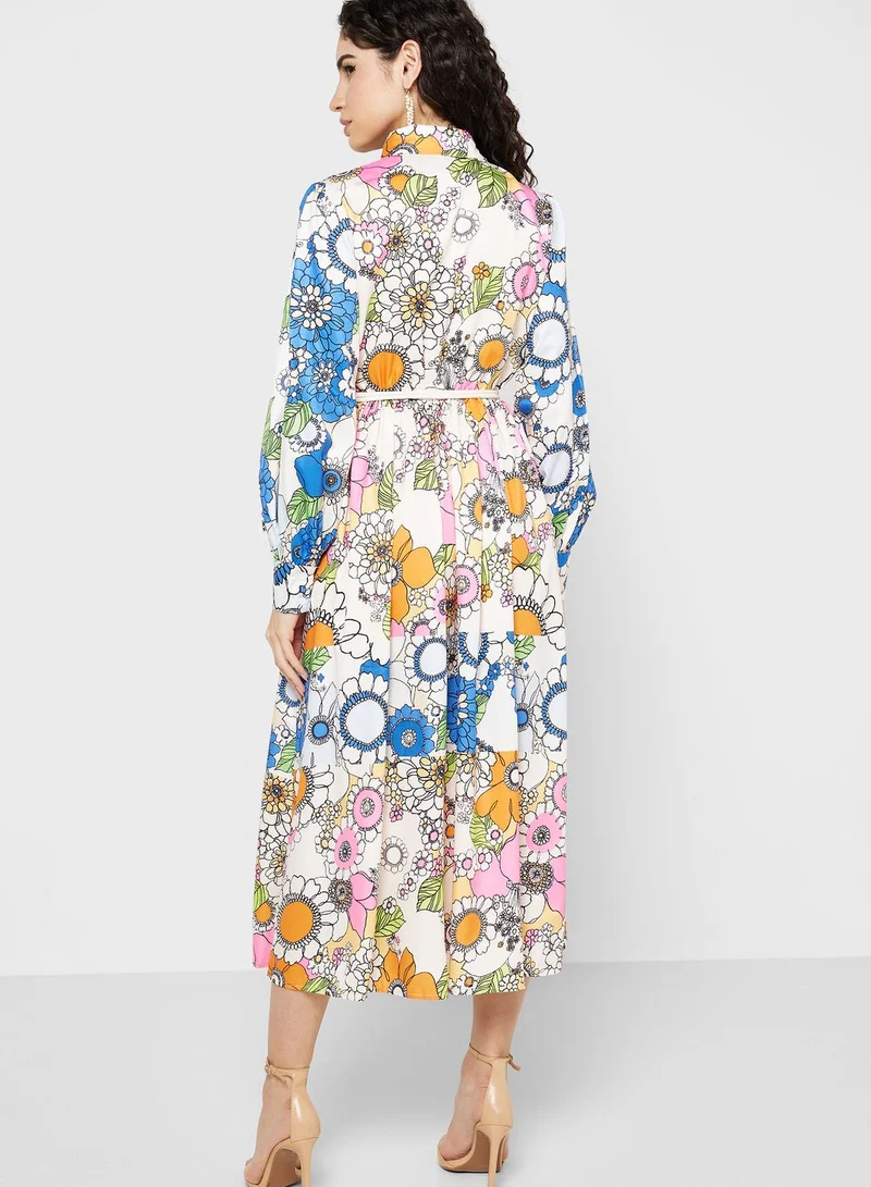 ELLA Floral Printed Dress