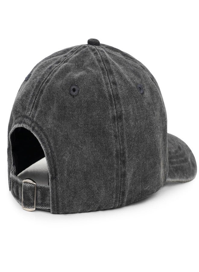 THIN MOUTH Christian Gifts for Men Women, Religious Cross Logo Embroidered Low Profile Unisex Dad Hat-Black - Image 4