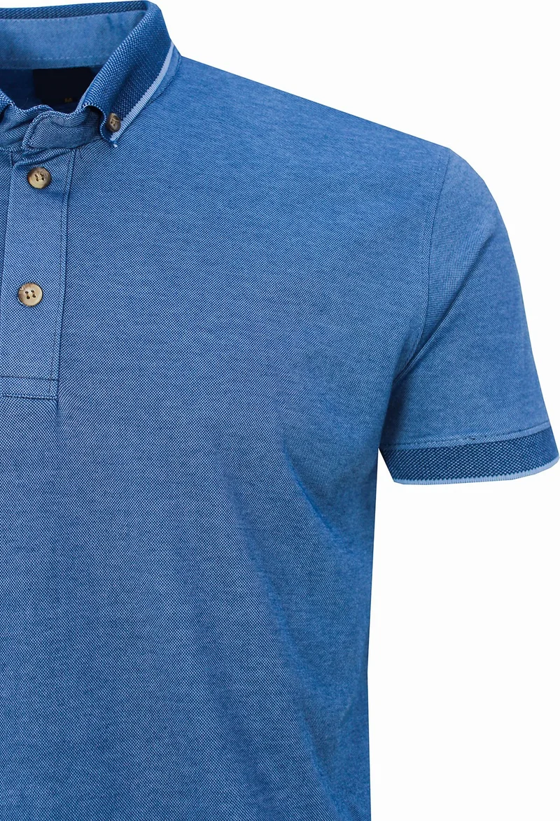 فاريتا Men's Indigo Regular Cut Polo Neck Men's Knitwear T-Shirt
