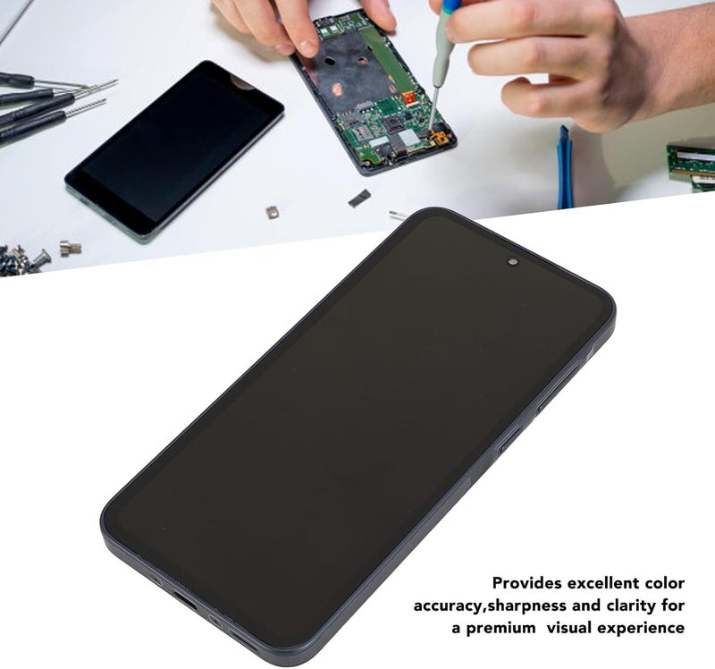 Yoidesu OLED Screen Replacement for A35 5G, Digitizer Assembly for A35, LCD Display with Frame, Repair Kits, US Version (Black) - Image 4