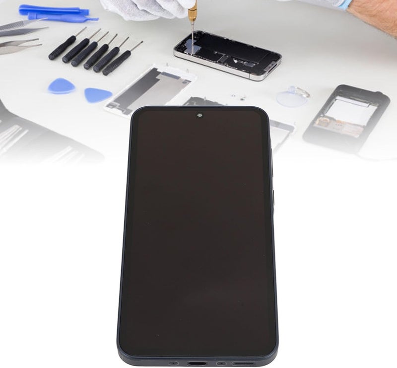 Yoidesu OLED Screen Replacement for A35 5G, Digitizer Assembly for A35, LCD Display with Frame, Repair Kits, US Version (Black) - Image 3