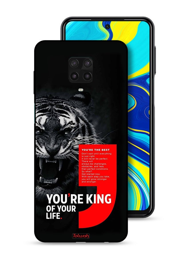 Tolwak Xiaomi Redmi Note 9 Pro Protective Case Cover You Are King Of Your Life - Image 1
