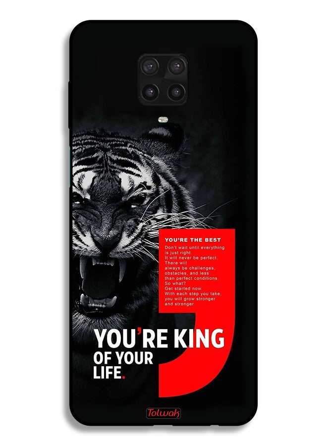 Tolwak Xiaomi Redmi Note 9 Pro Protective Case Cover You Are King Of Your Life - Image 2