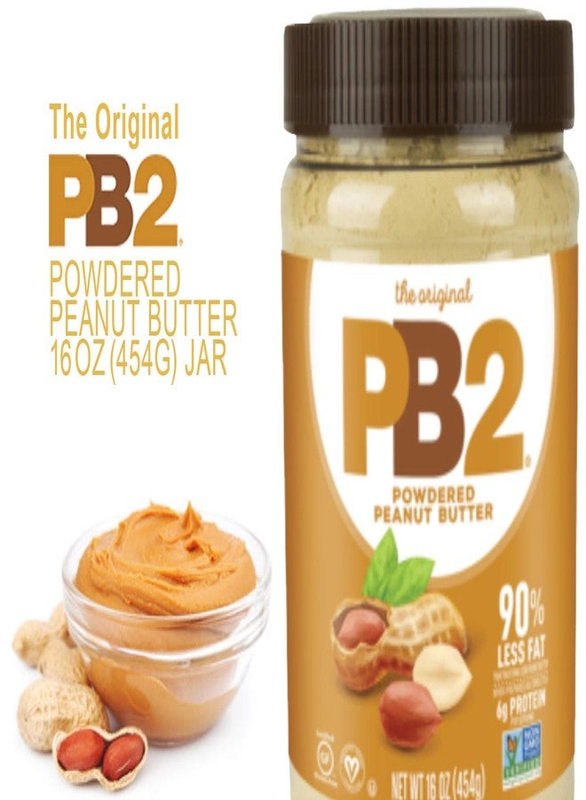 PB2 Powdered Peanut Butter, 1lb Jar (2-pack) - Image 3