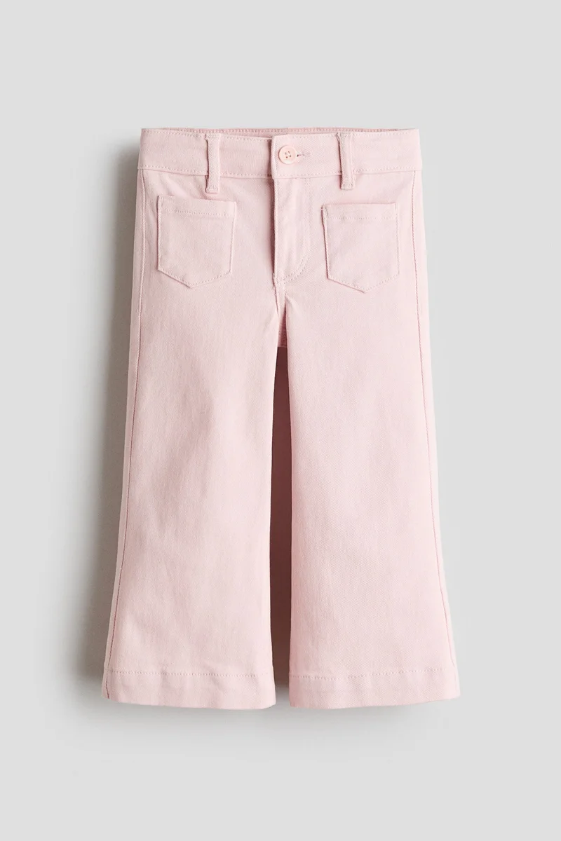 H&M Flared twill trousers