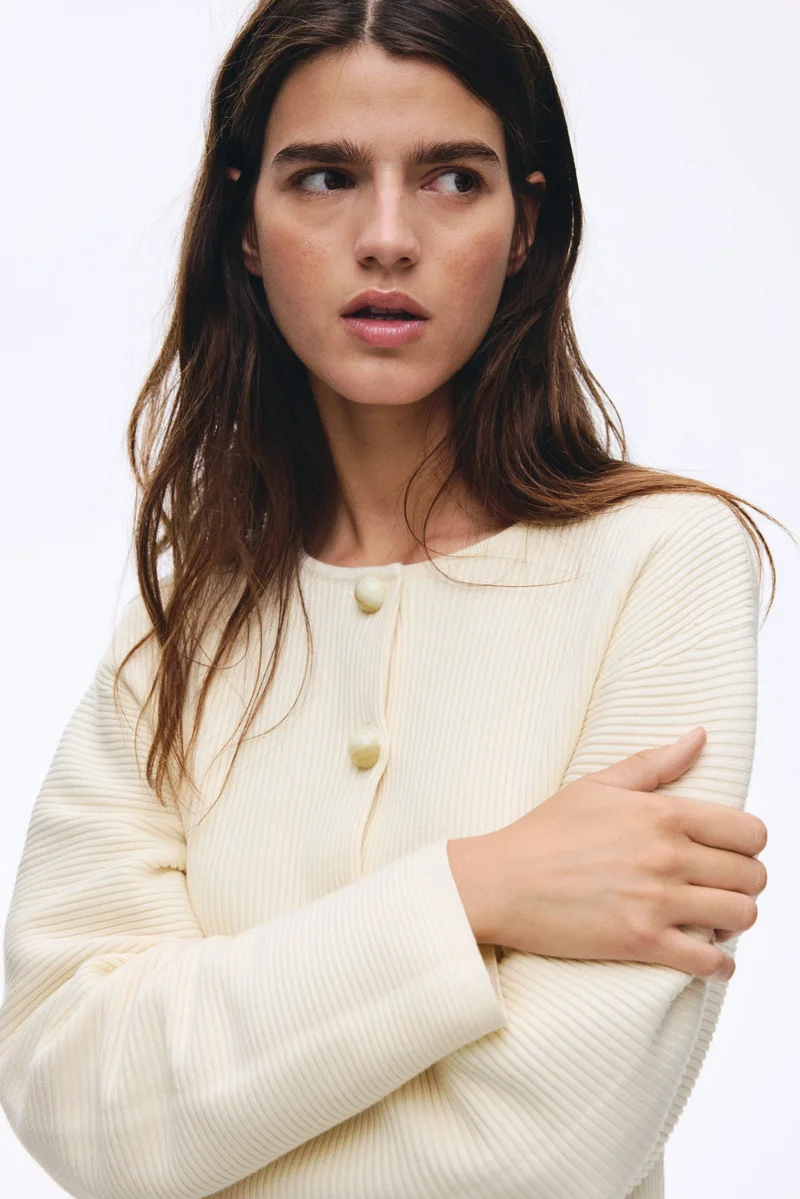 H&M Rib-knit cardigan