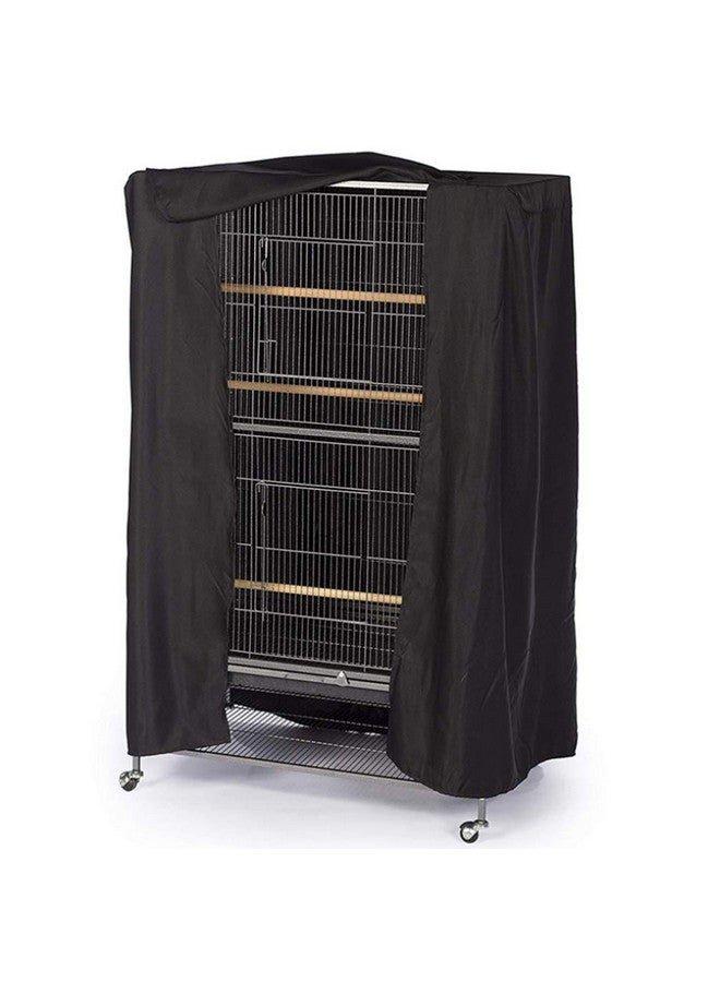 إف إل آر غطاء قفص الطيور العالمي من FLR، مصنوع من مادة قابلة للتنفس، غطاء جيد للنوم للببغاء، مقاوم للماء، غطاء متين لقفص الطيور الخارجي الكبير (40 × 27 × 48) - Image 1