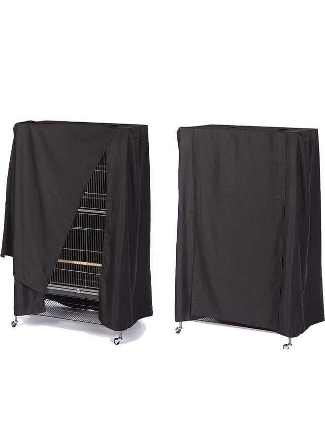 إف إل آر غطاء قفص الطيور العالمي من FLR، مصنوع من مادة قابلة للتنفس، غطاء جيد للنوم للببغاء، مقاوم للماء، غطاء متين لقفص الطيور الخارجي الكبير (40 × 27 × 48) - Image 3