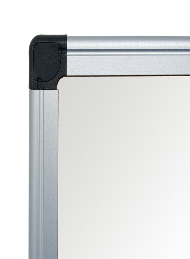 MasterVision Maya Melamine Dry Erase Board with Tray, 18" x 24", Whiteboard with Aluminum Frame - Image 2