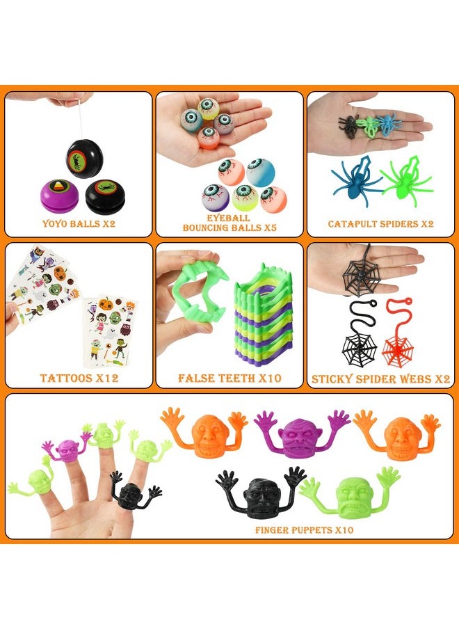 Max Fun - 132Pcs Halloween Party Toys Assortment For Kids Halloween Party Favors Prizes Box Toy Assortment Classroom Trick Treating Halloween Treasure Box Toys(Random) - Image 1